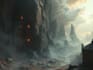 do surreal concept art, matte paint and photo manipulation