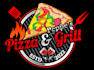 design outstanding pizza logo with express delivery