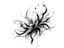custom an abstract black tattoo design
