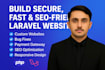 fix laravel bugs, errors and build custom PHP laravel websites