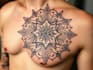 create sleeve tattoo design in geometric style