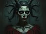 draw a custom dark surrealism for apparel