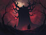create dark art illustration