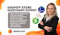 setup shopify size chart kiwi bf size chart mp size chart csc pify size chart
