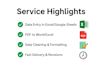 do accurate data entry, PDF to excel or excel spreadsheet work
