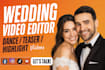 do wedding promo and full length video in premier pro