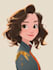 make a disney children cartoon illustration