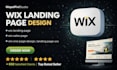 wix landing page, wix sales page, wix one page design, landing page wix