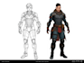 design game character and sprite