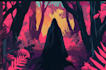create dark art illustration