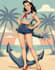 draw curvy and chubby pin up