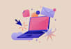 create a flat vector style illustration