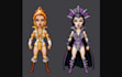 create voxel art 3d pixel art character voxel model and minecraft voxel art