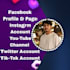 create and setup social media accounts professionally
