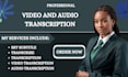 transcribe video or audio transcription with srt subtitle