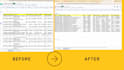 do excel google sheets cleanup, formatting, data organization