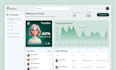 design clean and responsive web app and saas dashboard UI UX