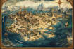 do fantasy map illustration
