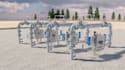 create 3d industrial animation for machine safety, training, and construction