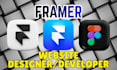 create framer website, framer agency website, landing page design