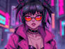 design cyberpunk character, original character design