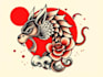 create super artistic tattoo designs in japanese style