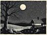 create a linocut illustration