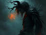 create dark art illustration