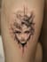 custom an abstract black tattoo design