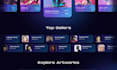 design website using lovable and modern UI UX design