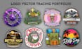 vector tracing, redraw, convert logo to vector, recreate in vector