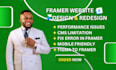 framer website design develop framer website framer landing page expert