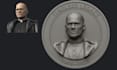 sculpt 3d coin 3d crypto coin 3d bitcoin 3d medallion coin bas relief coin logo