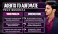 build ai agent or chatbot using n8n, zapier, or claude for business automation