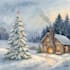 make a christmas illustration for you