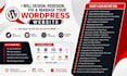 design, redesign, fix and manage your wordpress website