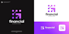 do modern financial logo design