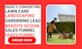 generate lawn care landscaping gardening website with lead capture system