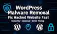 work to recover wordpress site and clean its malwares