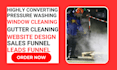 generate pressure washing gutter cleaning window cleaning leads build website