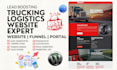build trucking website cargo website freight website dispatch logistics website