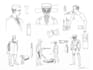 draw professional medical concept sketches