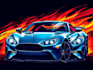 make amazing vector car portrait form your car