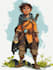 2d character design, 2d game characters art, mascot,