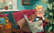 draw a vintage cartoon comic book poster portrait