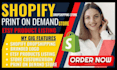 build a high converting shopify dropshipping and pod store