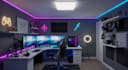 create 3d realistic render gaming room, streaming room, isolate room