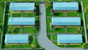 design 3d poultry farm, chicken house, layer house, broiler farm, farm building