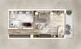 create artistic sketch style architectural floor plans
