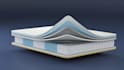 create stunning 3d mattress animation, realistic bed, pillow, product cgi video